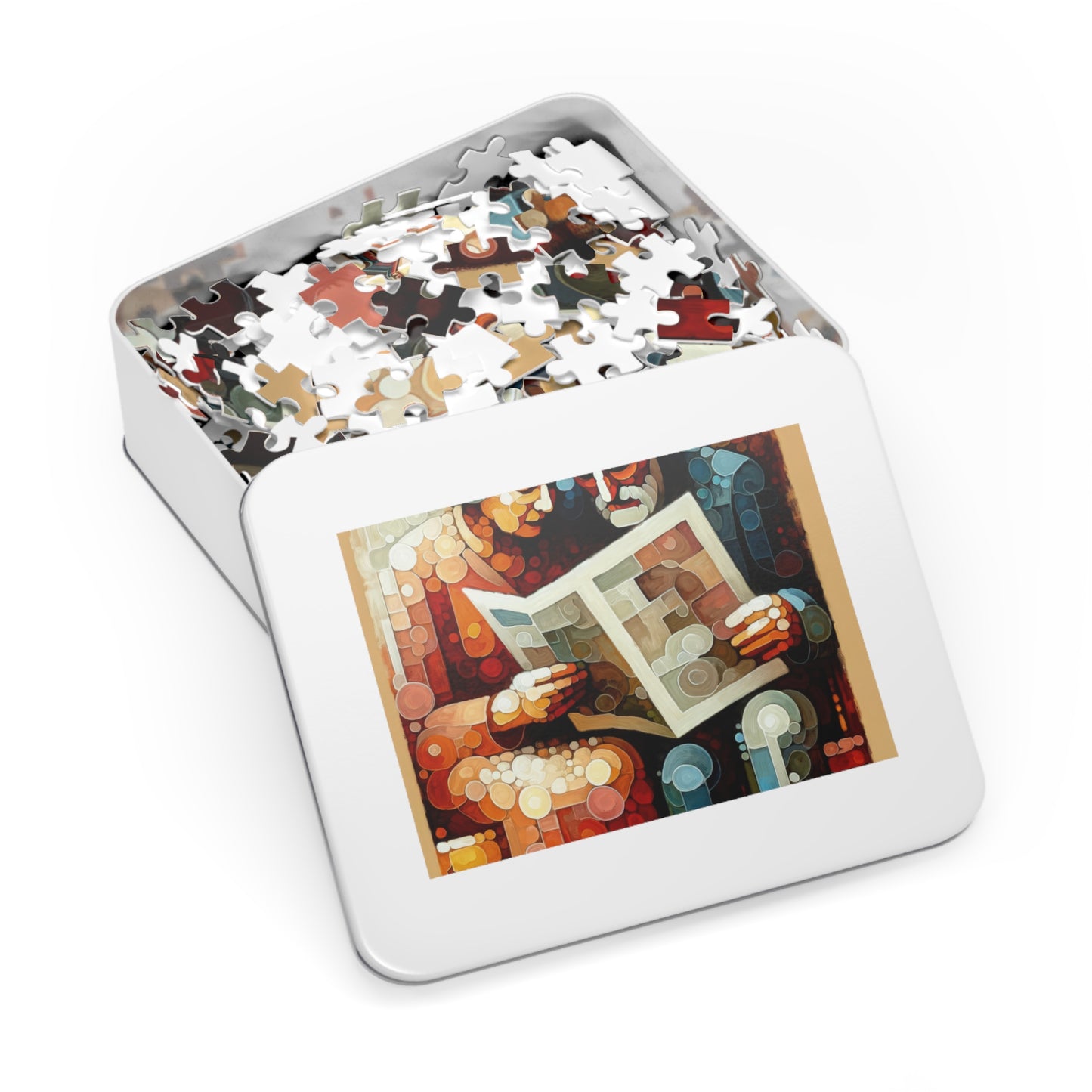 Elderly Unity Tachism Jigsaw Puzzle (30, 110, 252, 500,1000-Piece)
