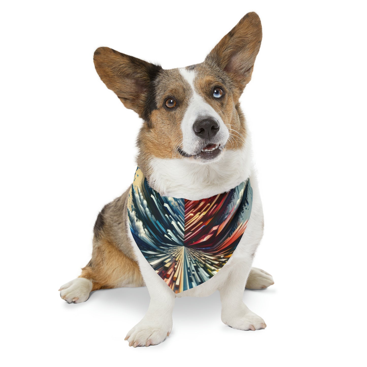 Rapid Perspective Shift Pet Bandana Collar