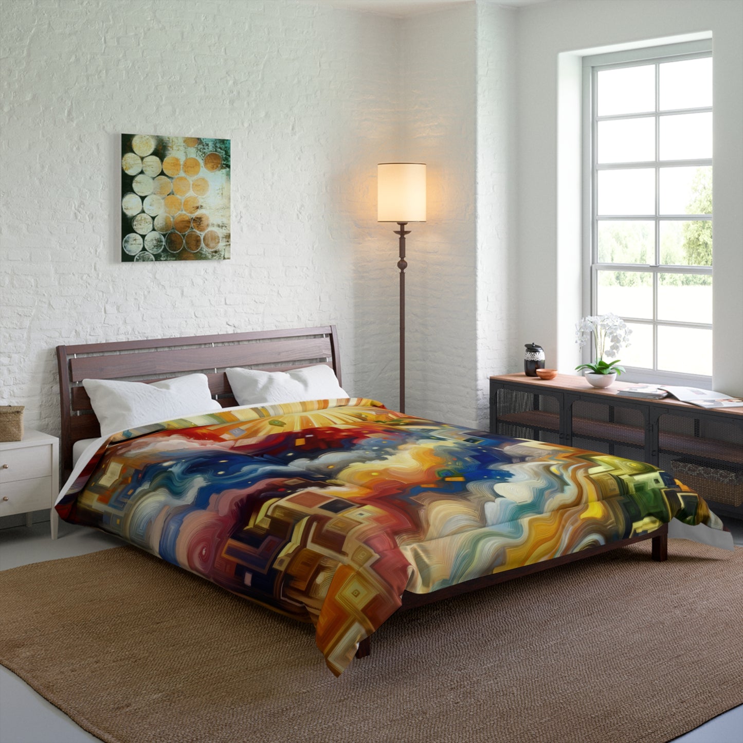 Abundant Resources Burst Comforter