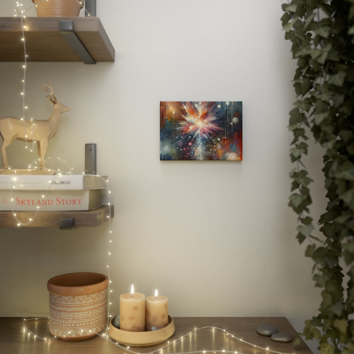 Galactic Mind Clarity Canvas Photo Tile