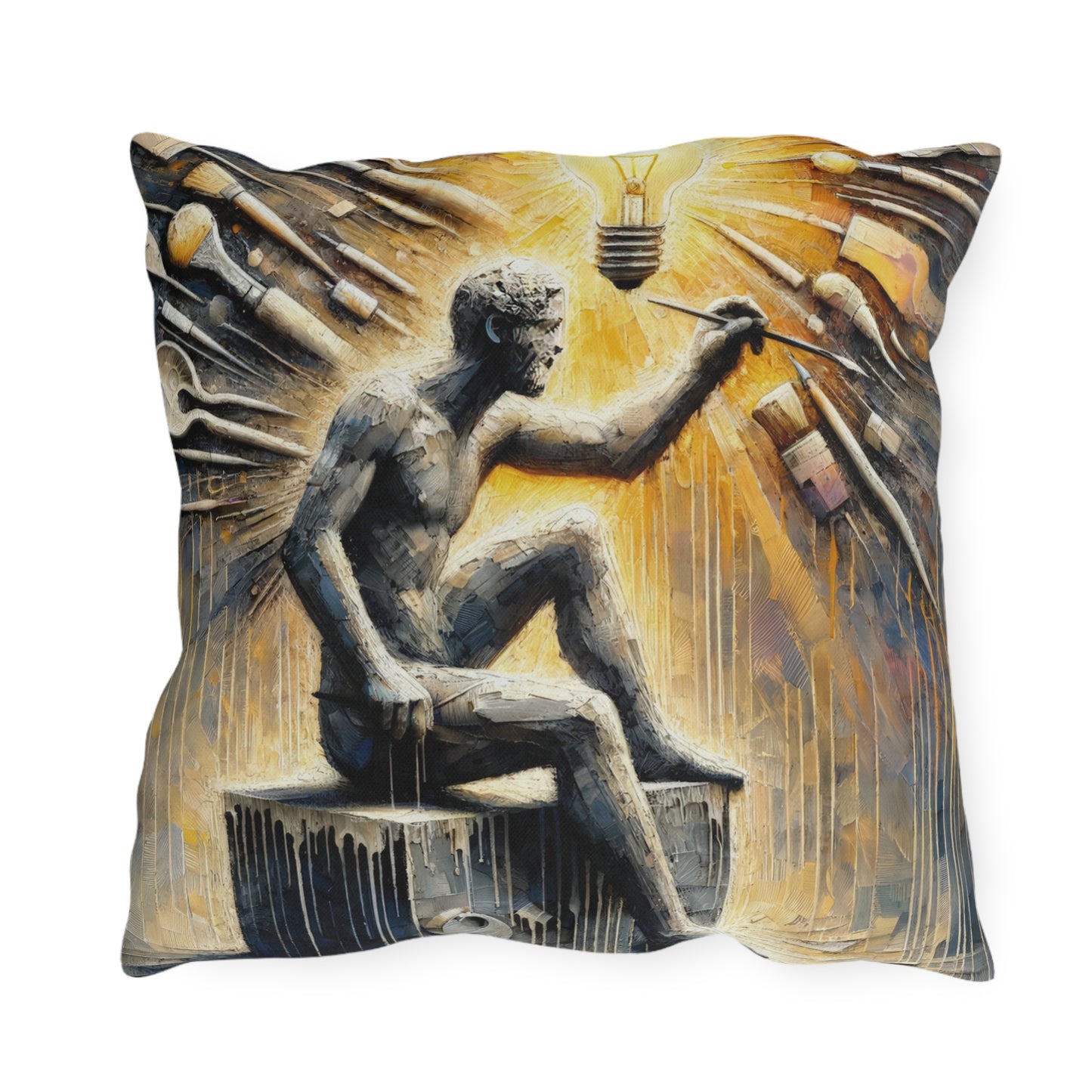 Idea Sculptor Genesis Outdoor Pillows