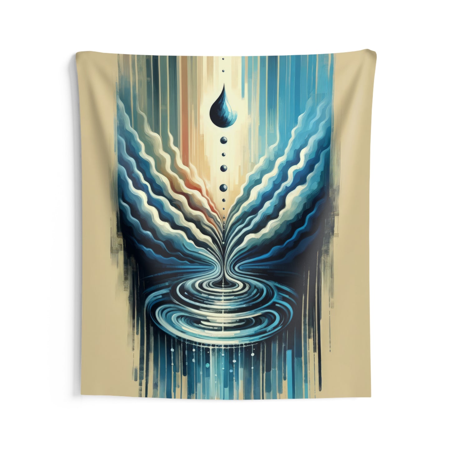 Ripple Effect Abstract Indoor Wall Tapestries
