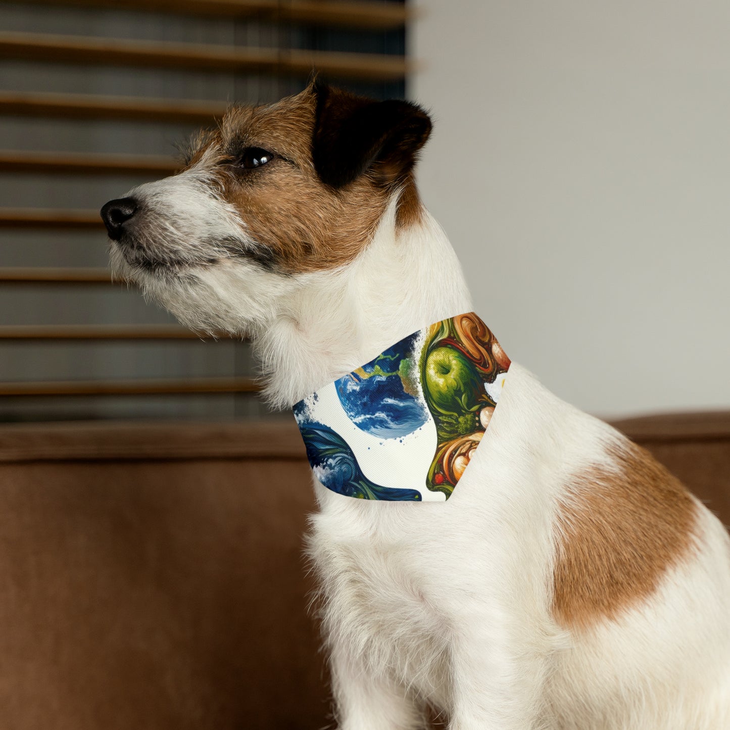 Earthly Dialogue Feast Pet Bandana Collar