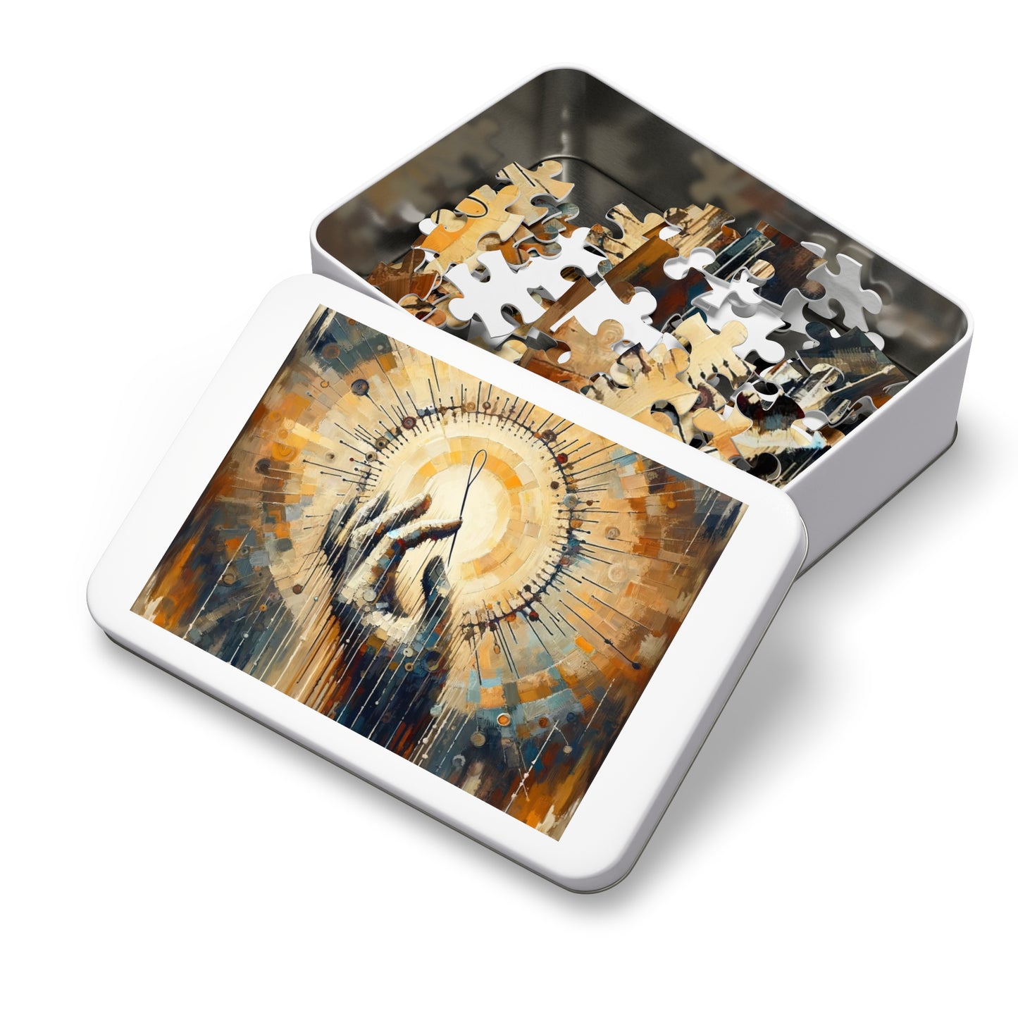 Sovereign Reflective Tachism Jigsaw Puzzle (30, 110, 252, 500,1000-Piece)