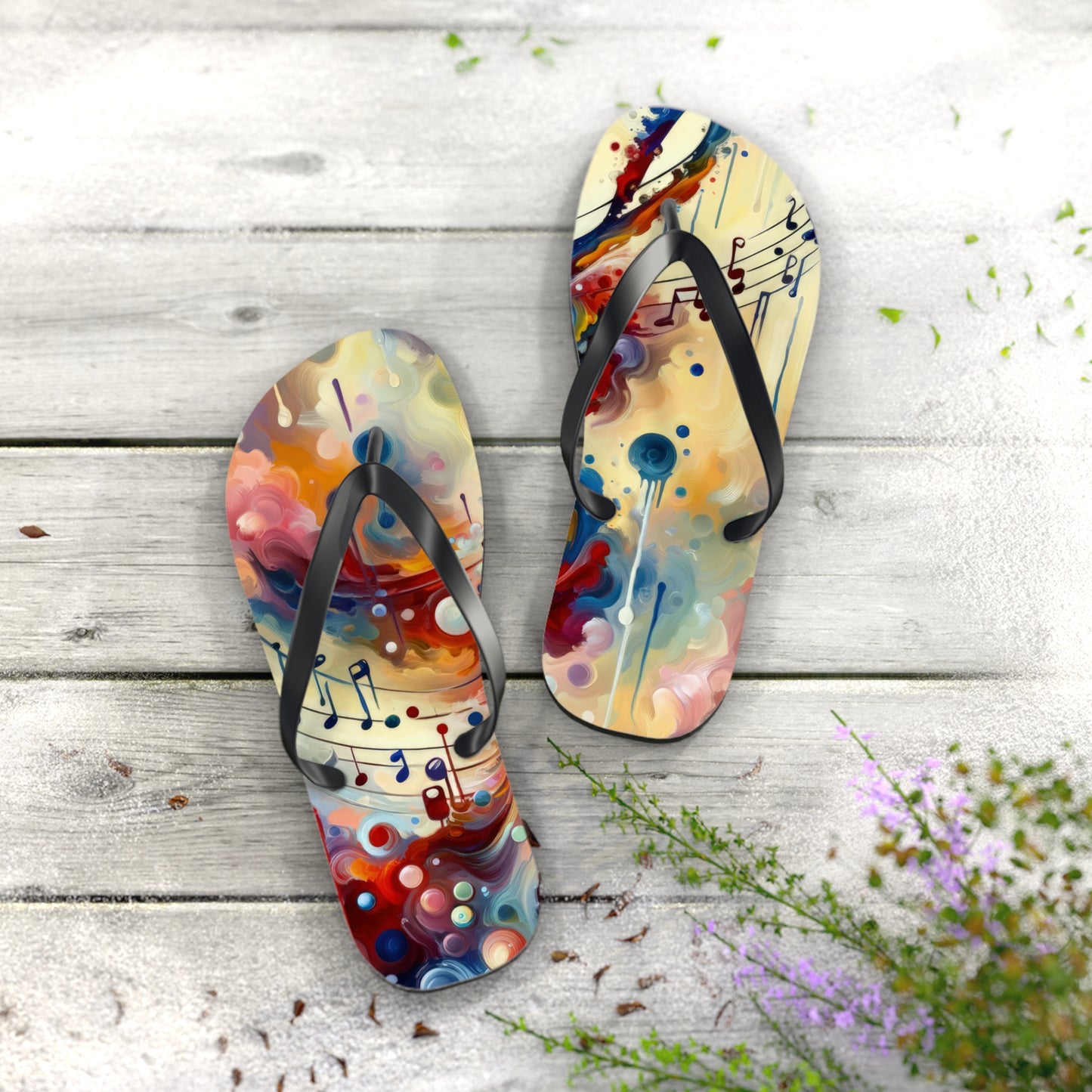 Harmonizing Melody Life Flip Flops