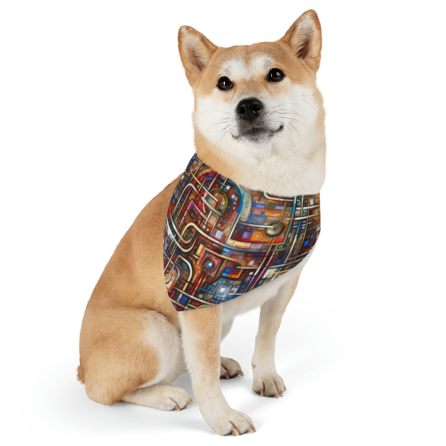 Grandest App Tapestry Pet Bandana Collar