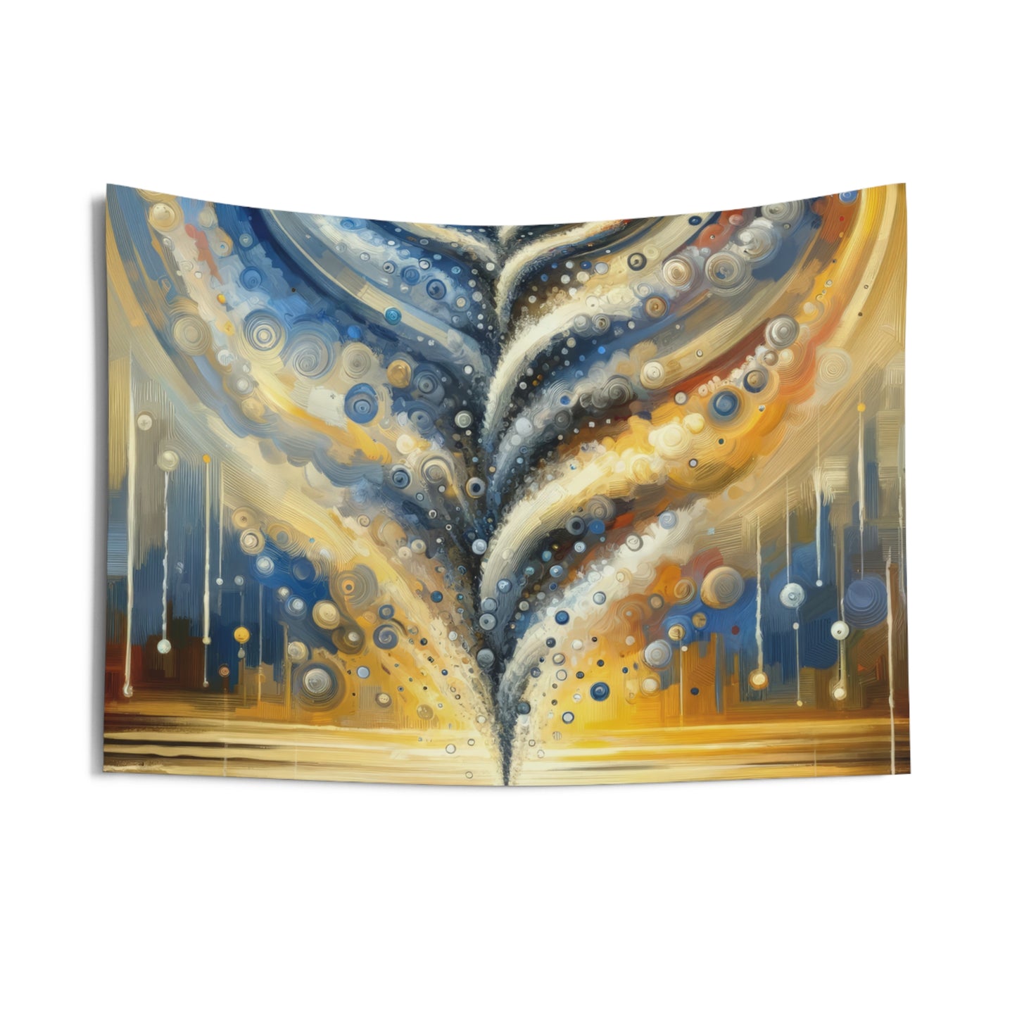 Ripple Effect Abstraction Indoor Wall Tapestries