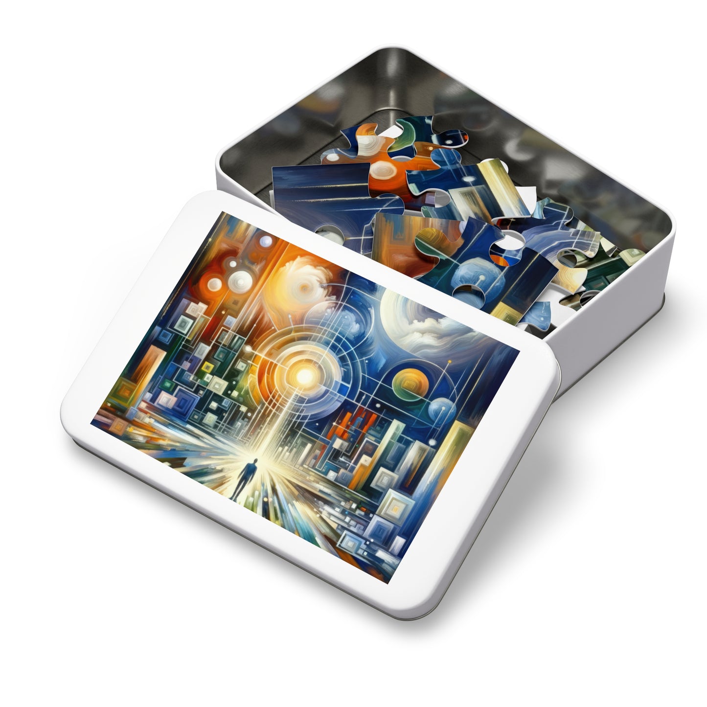 Mindful Megabyte Convergence Jigsaw Puzzle (30, 110, 252, 500,1000-Piece)