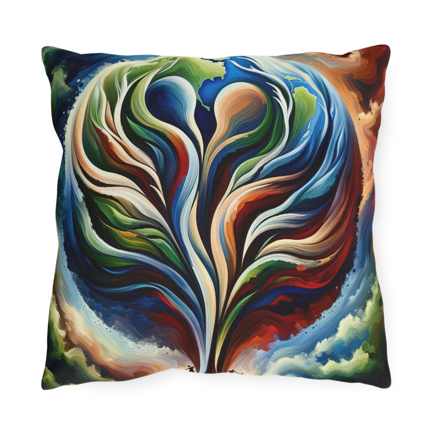 Interconnected Earth Advocates Outdoor Pillows