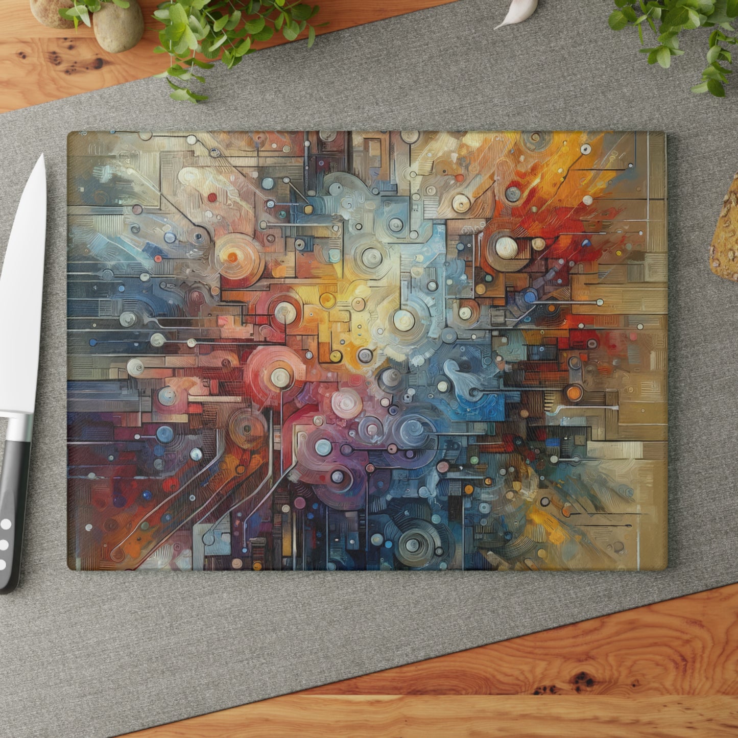 Empathy Scaffold Unity Glass Cutting Board