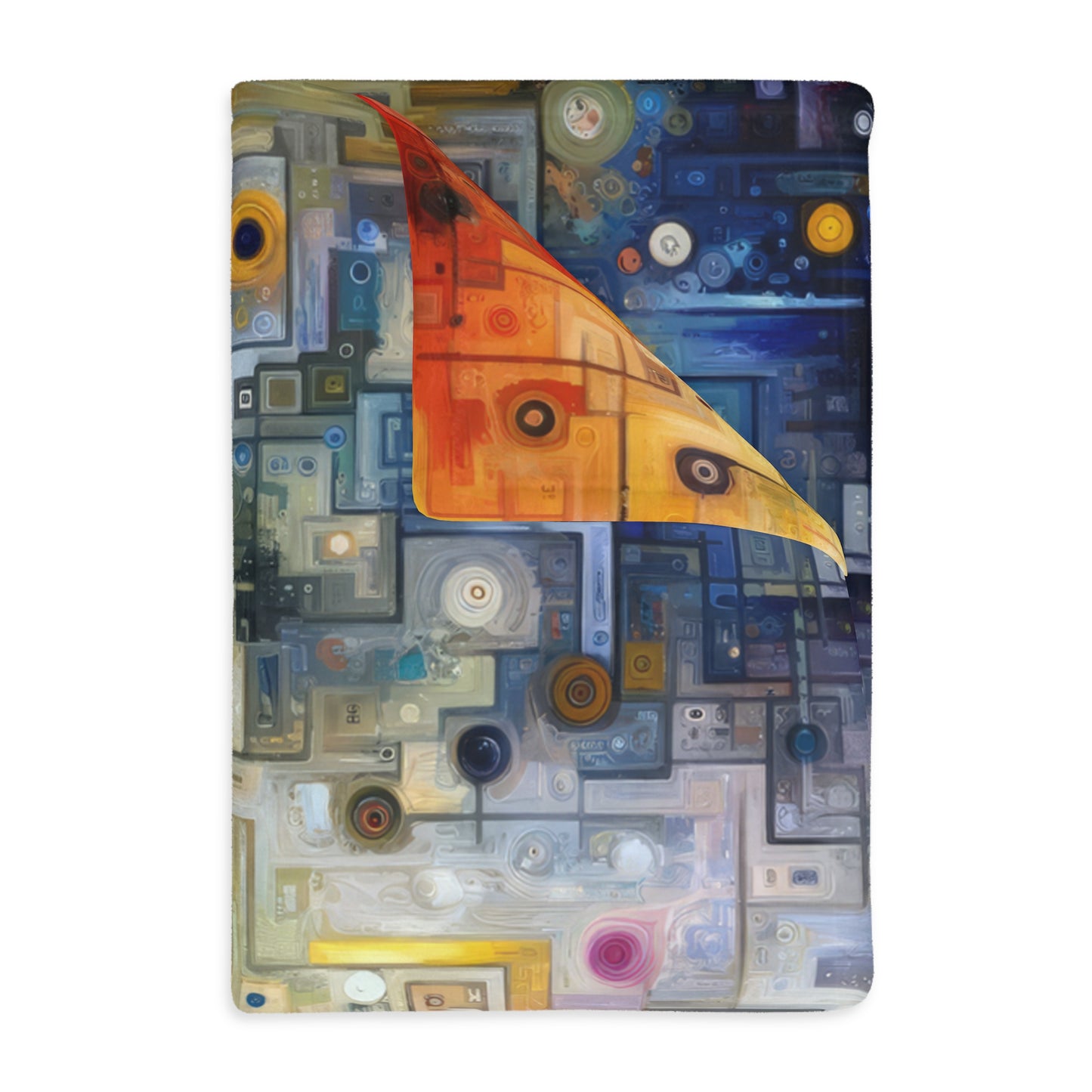 Witty Conversation Tapestry Velveteen Microfiber Blanket (Two-sided print)