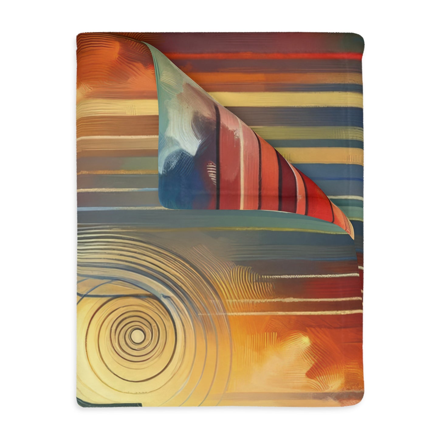 Effort Amplifies Outcome Velveteen Microfiber Blanket (Two-sided print)