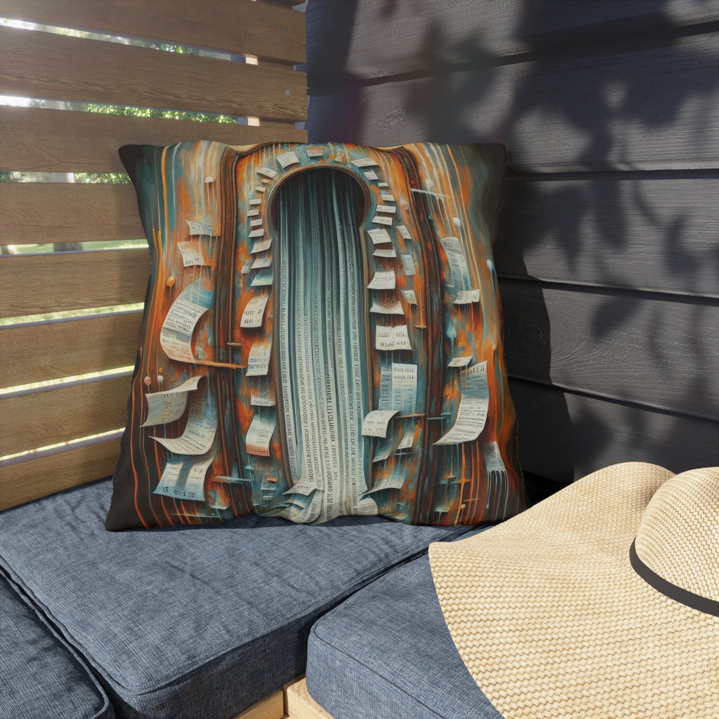 Illuminated Truths Mirror Outdoor Pillows