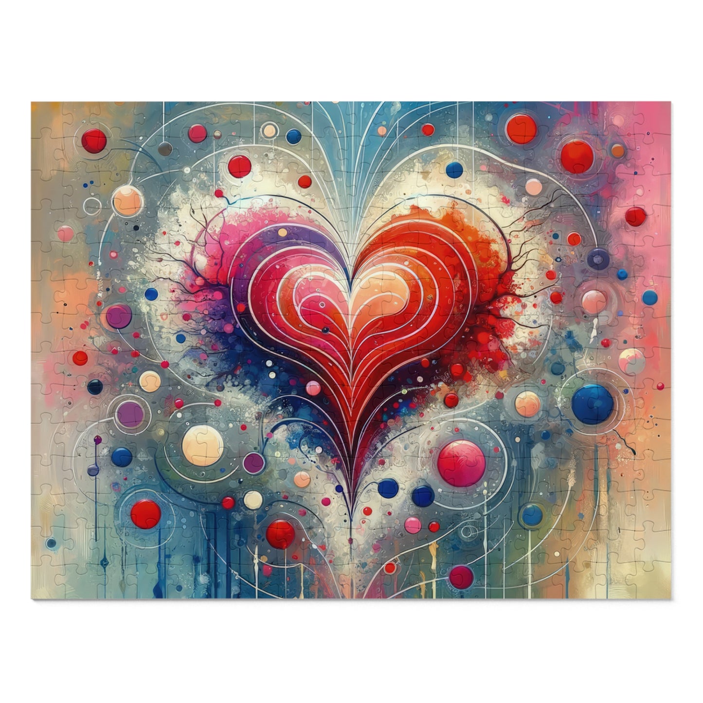 Emotional Physics Heart Jigsaw Puzzle (30, 110, 252, 500,1000-Piece)