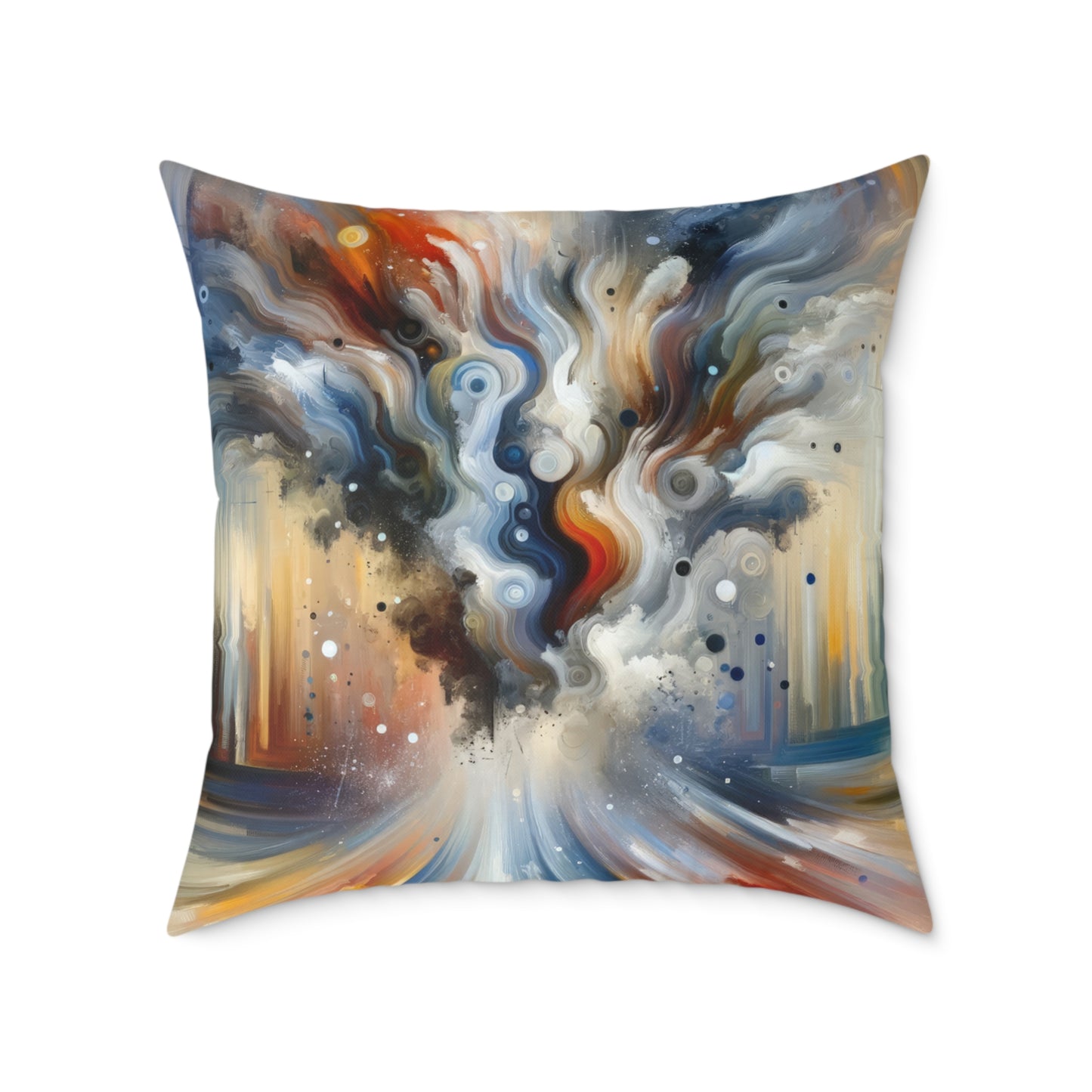 Dynamic External Influence Spun Polyester Pillow