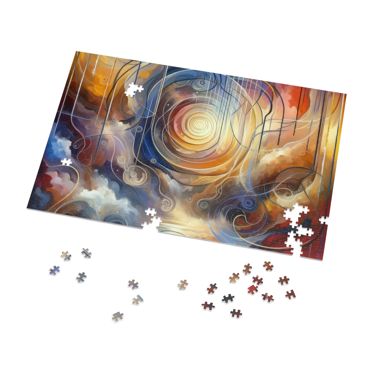 Presence Anchored Tachism Jigsaw Puzzle (30, 110, 252, 500,1000-Piece)
