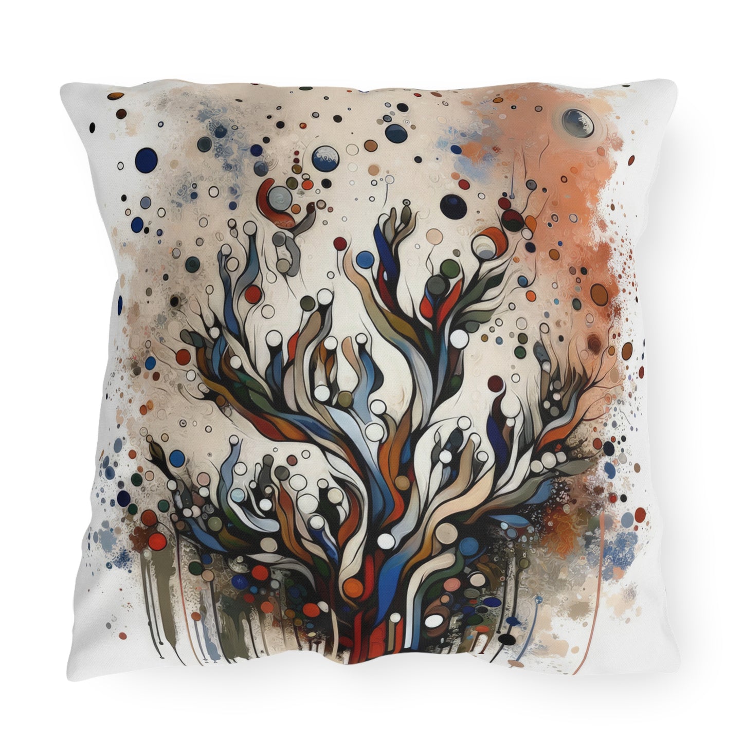 Intentional Unity Splashes Outdoor Pillows