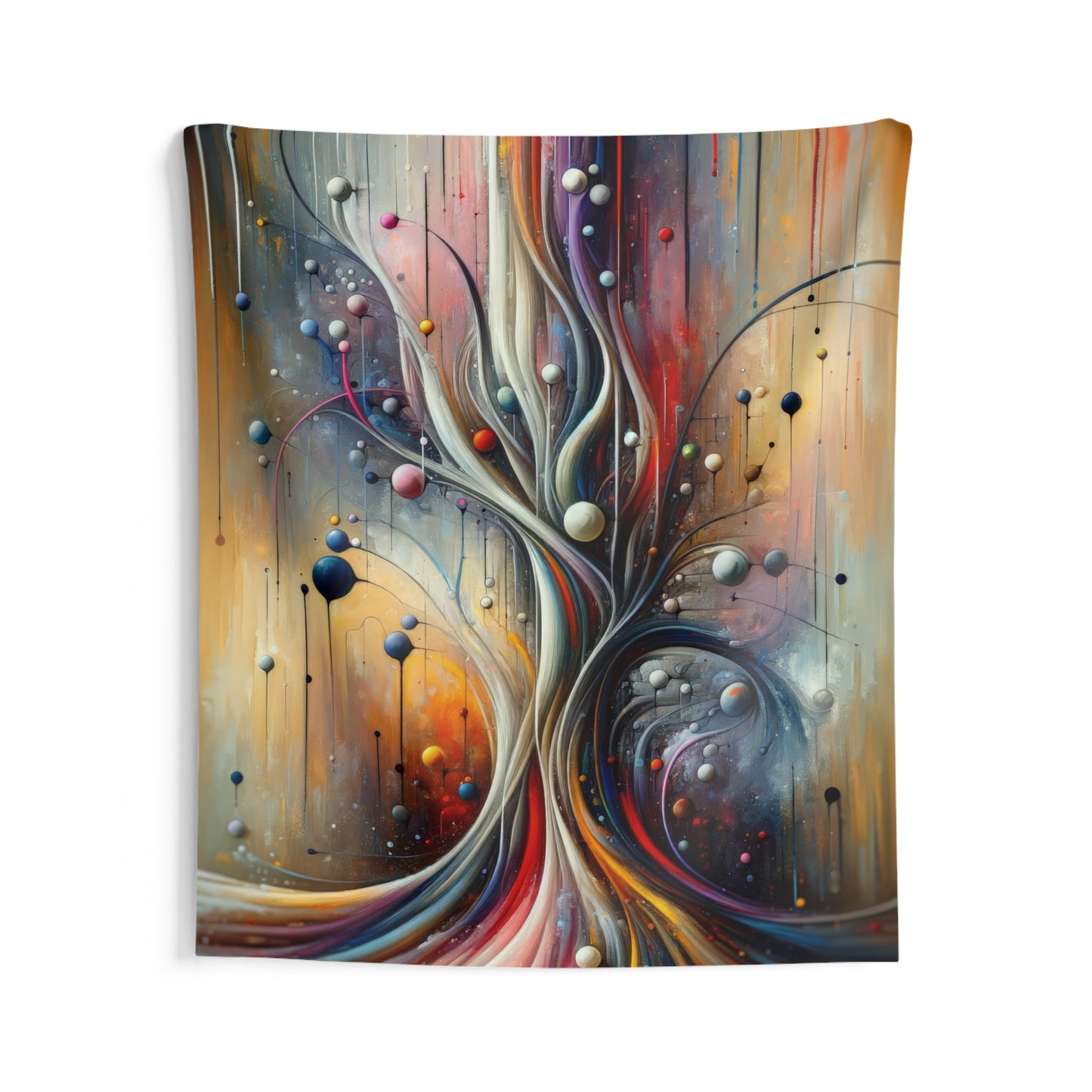 Invisible Threads Influence Indoor Wall Tapestries