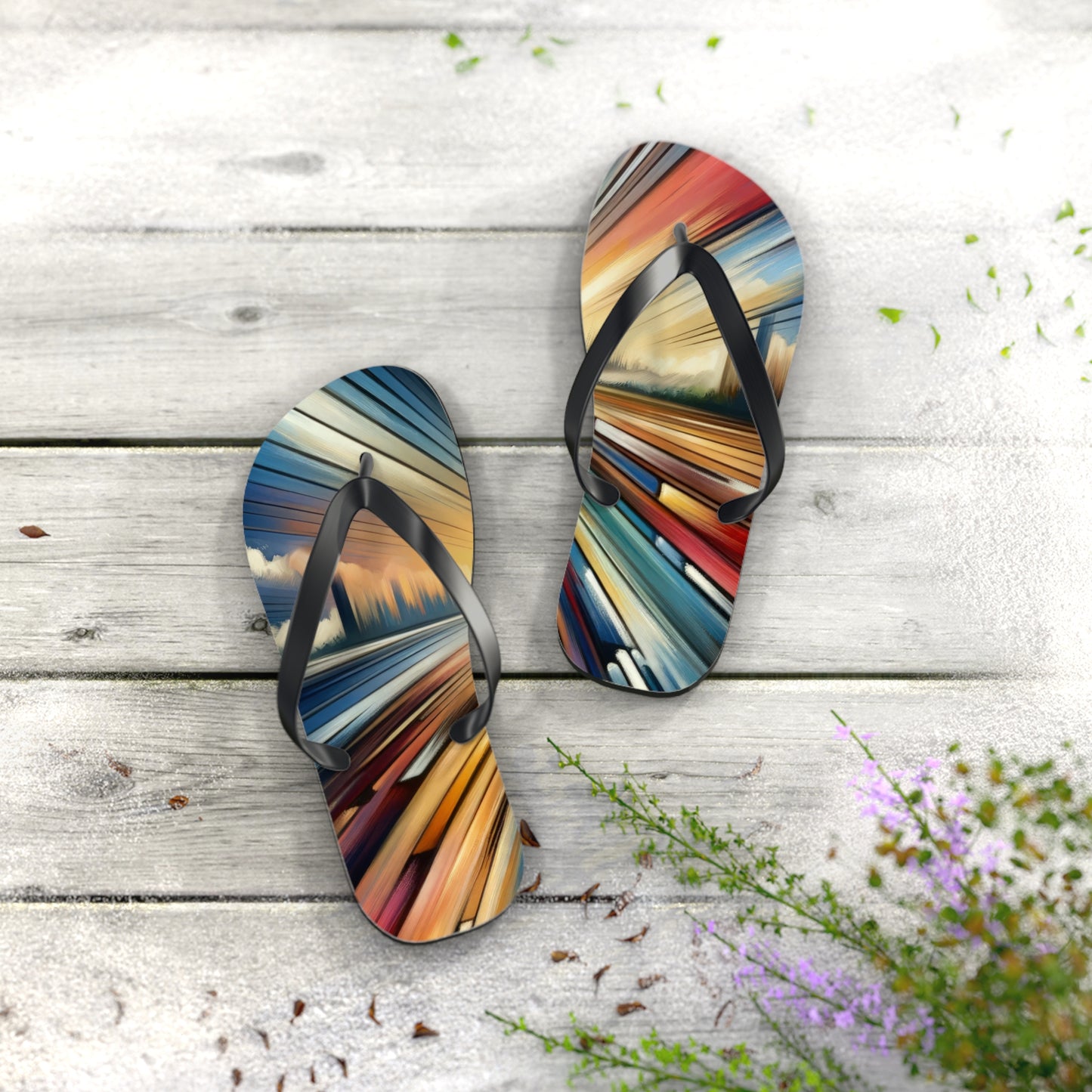 Strategic Horizon Tachism Flip Flops