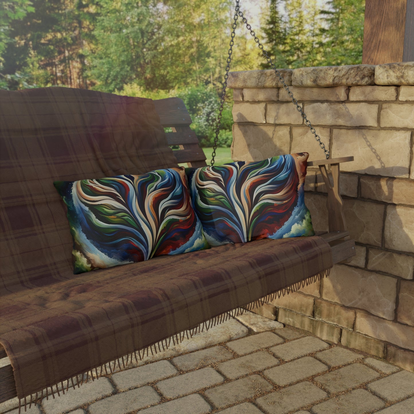 Interconnected Earth Advocates Outdoor Pillows