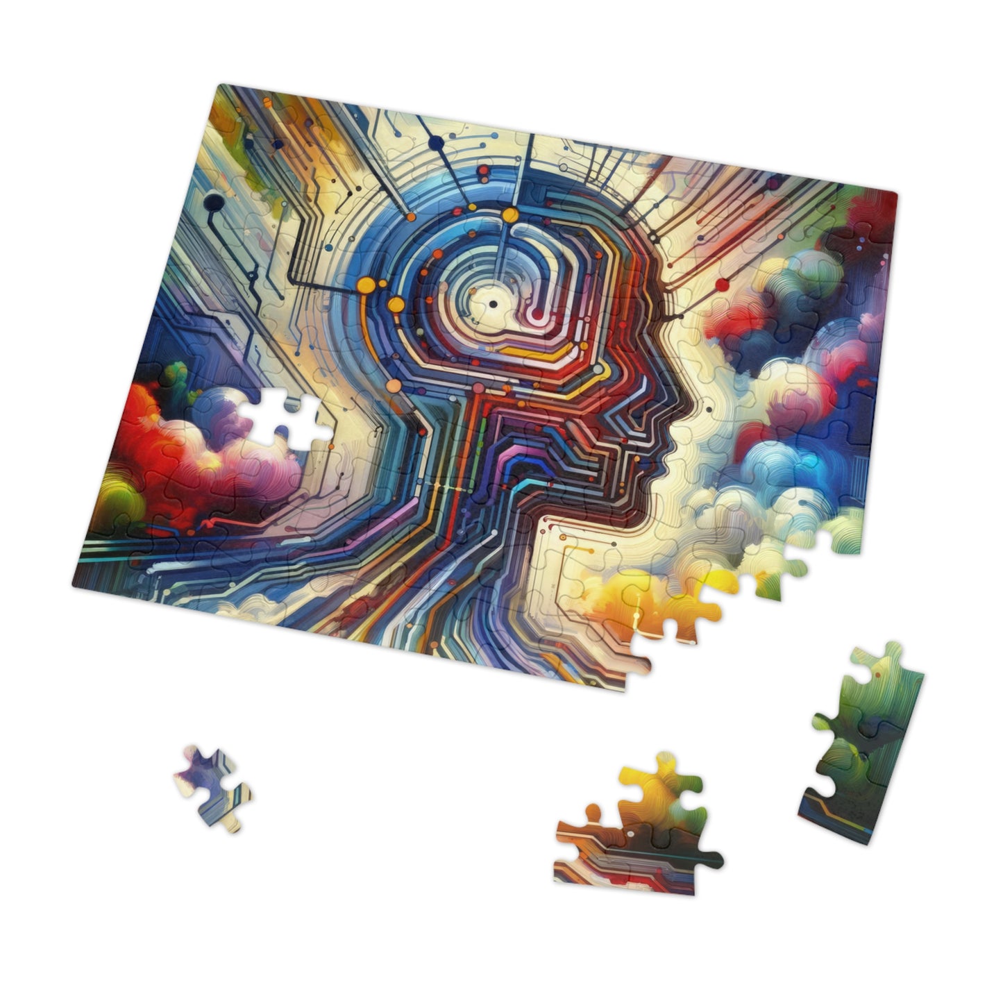 Supportive Digital Empathy Jigsaw Puzzle (30, 110, 252, 500,1000-Piece)