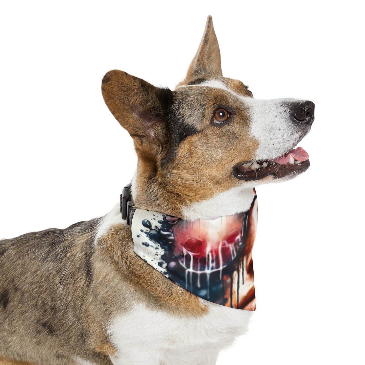 Perception Cleansing Tachism Pet Bandana Collar