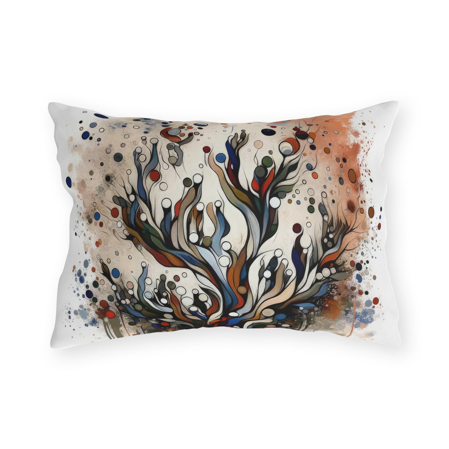Intentional Unity Splashes Outdoor Pillows