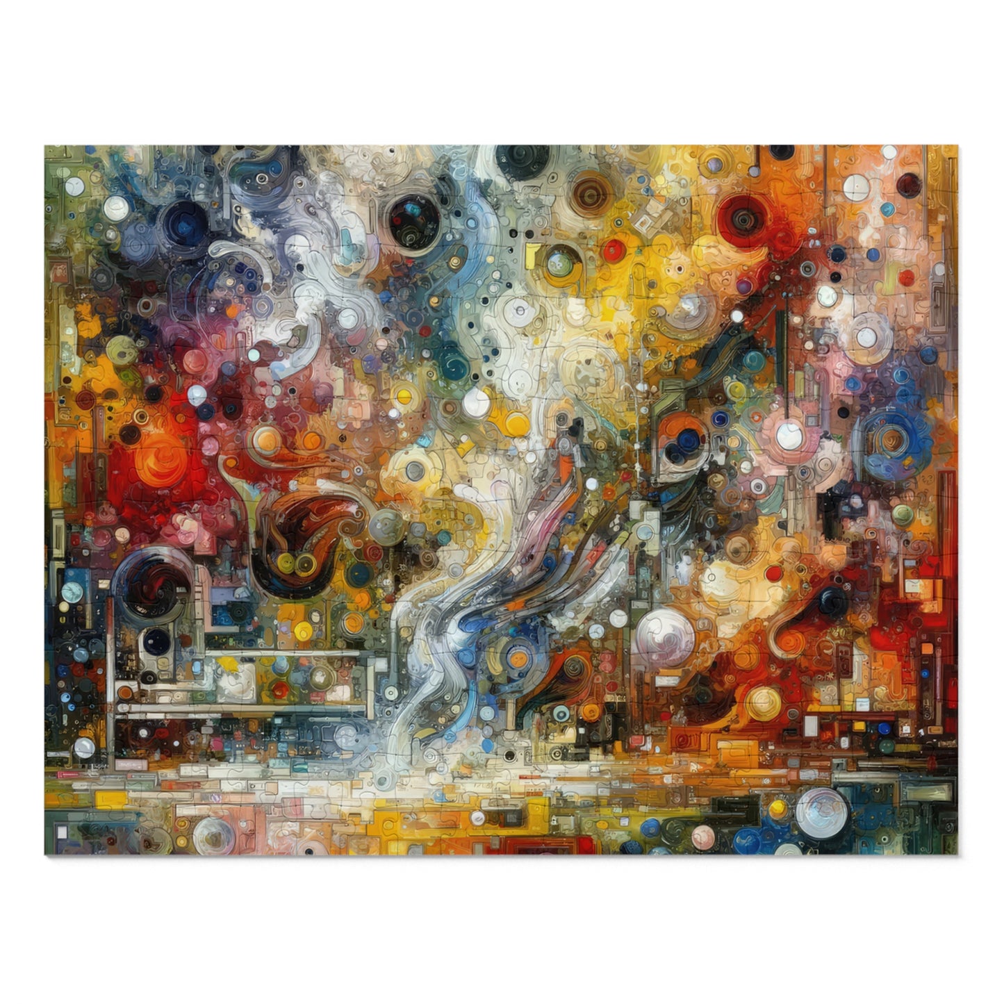 Perception Mosaic Abstract Jigsaw Puzzle (30, 110, 252, 500,1000-Piece)