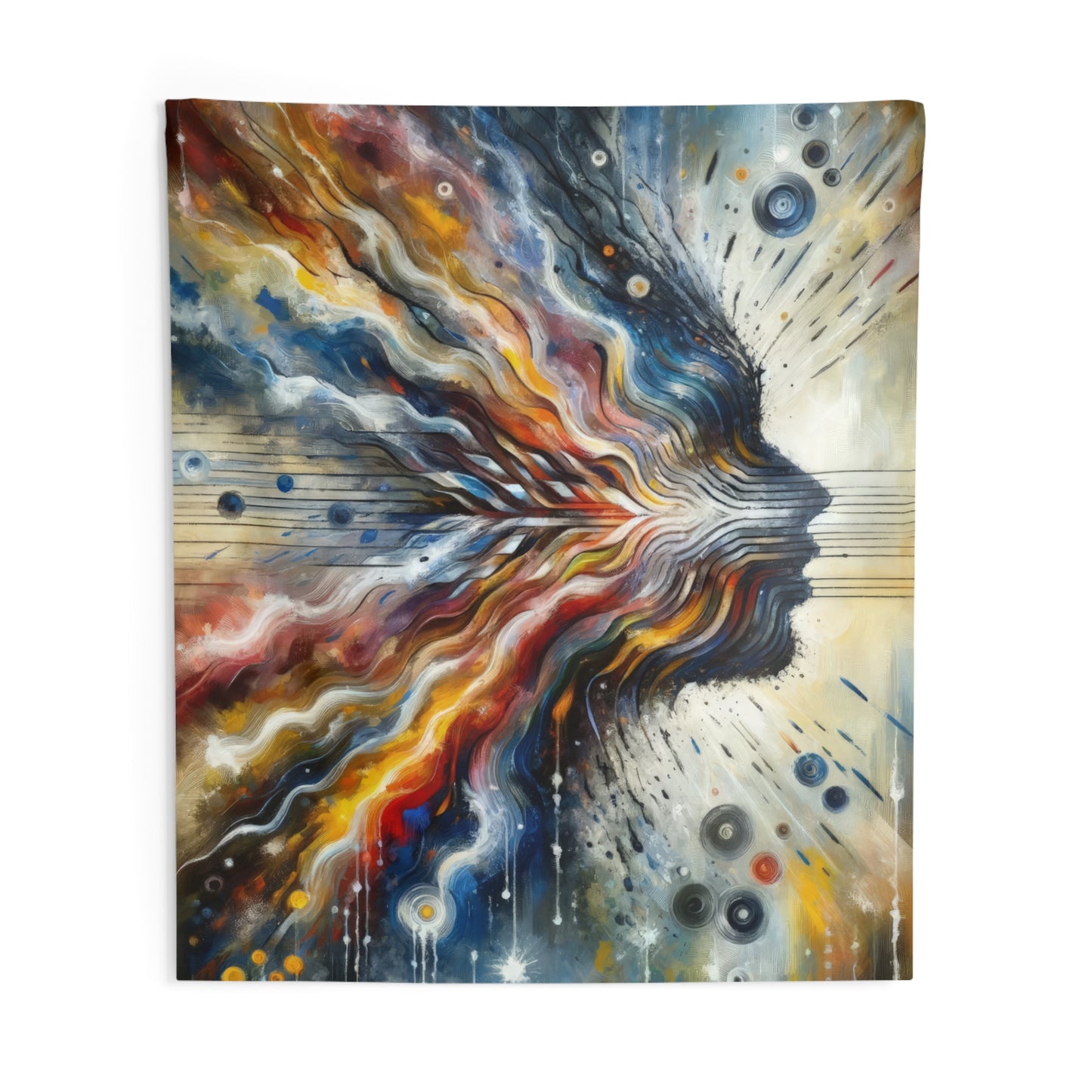 Empathetic Awakening Dynamic Indoor Wall Tapestries