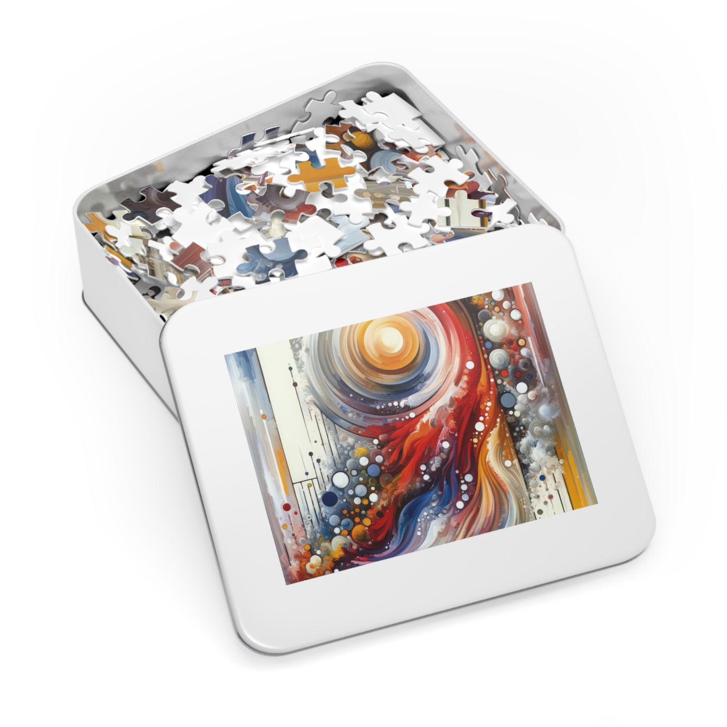 Harmonic Swirl Elegance Jigsaw Puzzle (30, 110, 252, 500,1000-Piece)