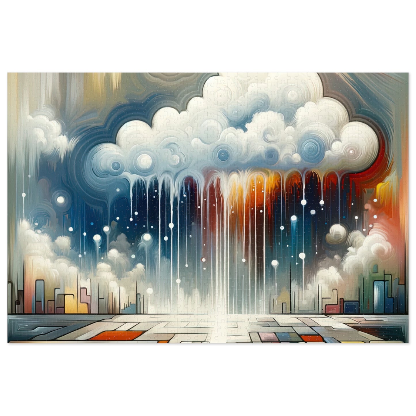 Grounding Silver Clouds Jigsaw Puzzle (30, 110, 252, 500,1000-Piece)