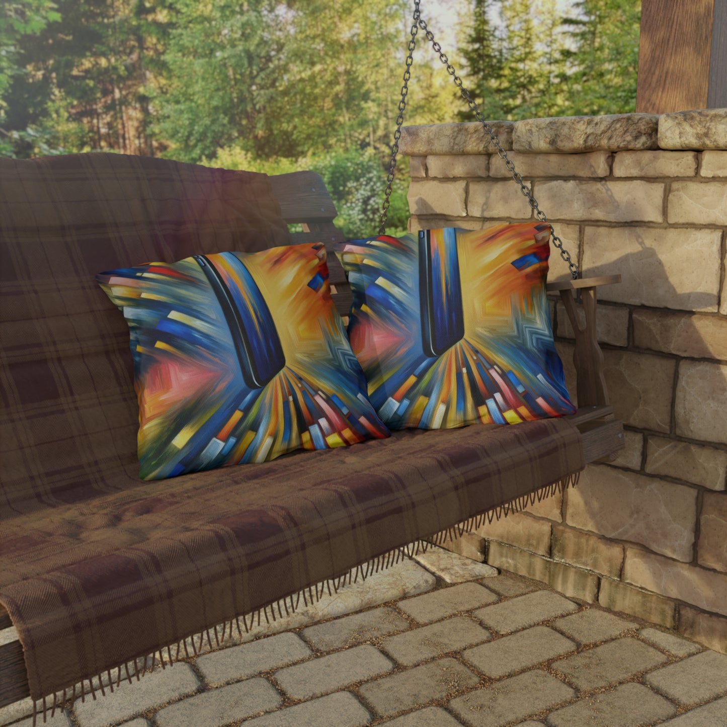 Connectivity Beacon Dichotomy Outdoor Pillows