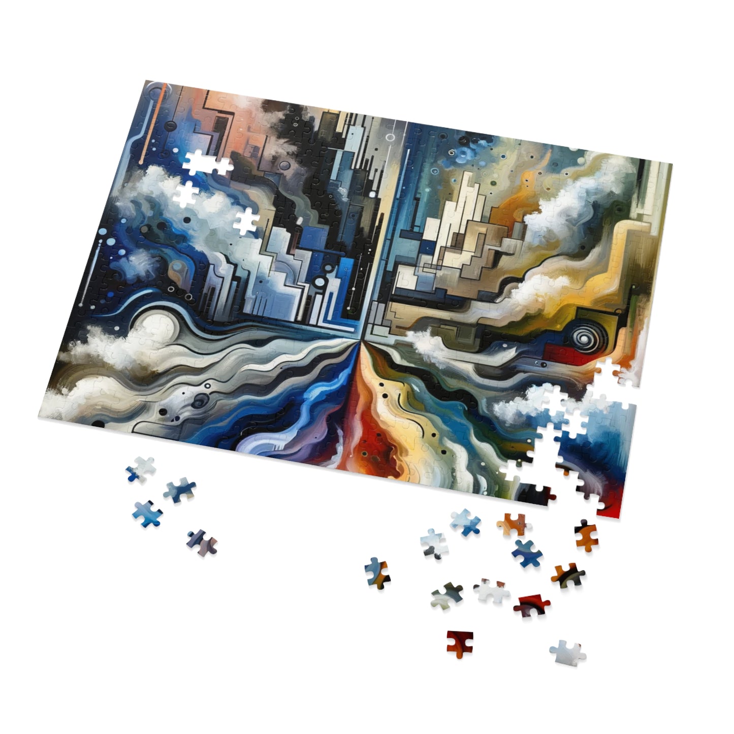 Digital Divide Navigation Jigsaw Puzzle (30, 110, 252, 500,1000-Piece)