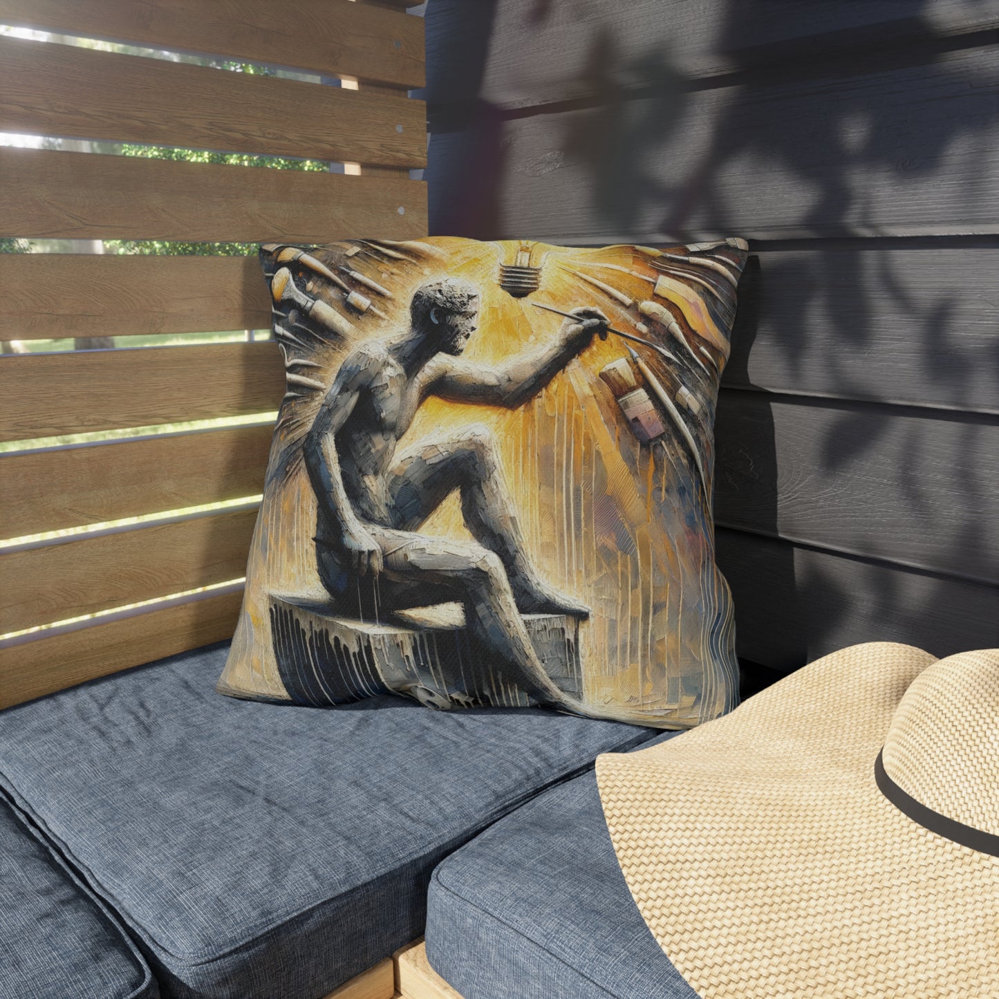 Idea Sculptor Genesis Outdoor Pillows