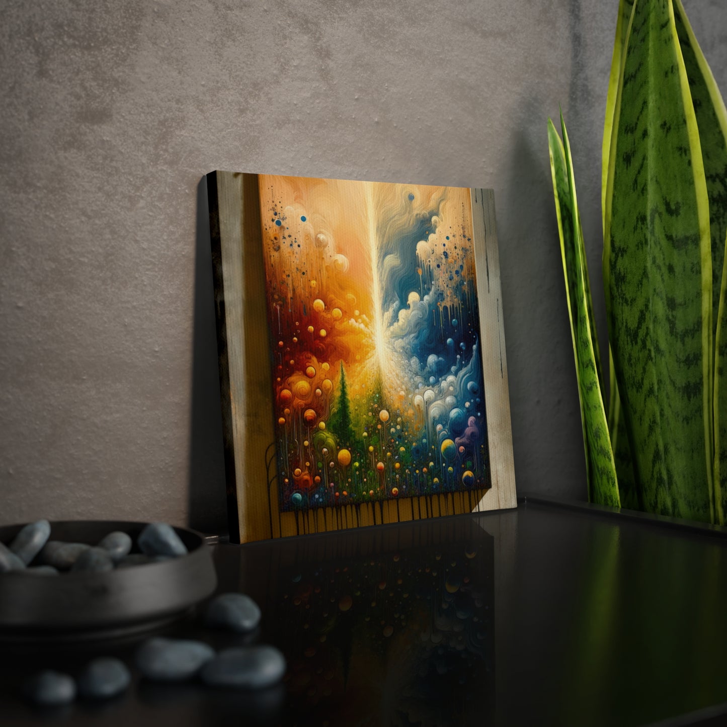 Disconnecting Harmonious Reconnection Canvas Photo Tile