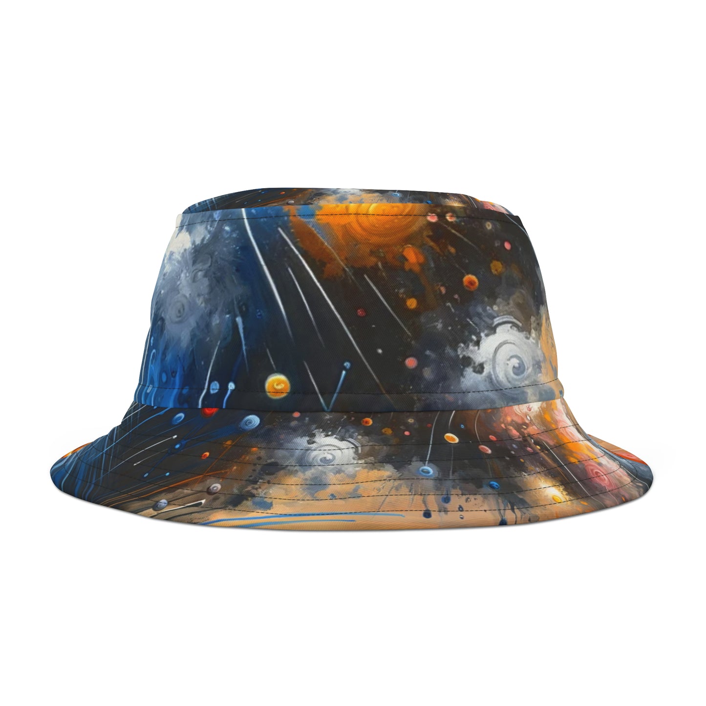 Luminous Abstract Tachism Bucket Hat (AOP)