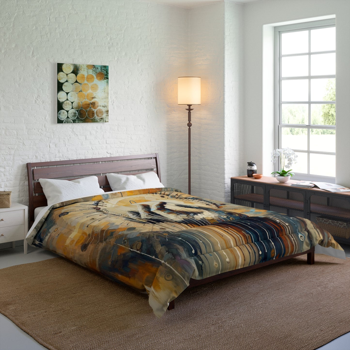 Sovereign Reflective Tachism Comforter