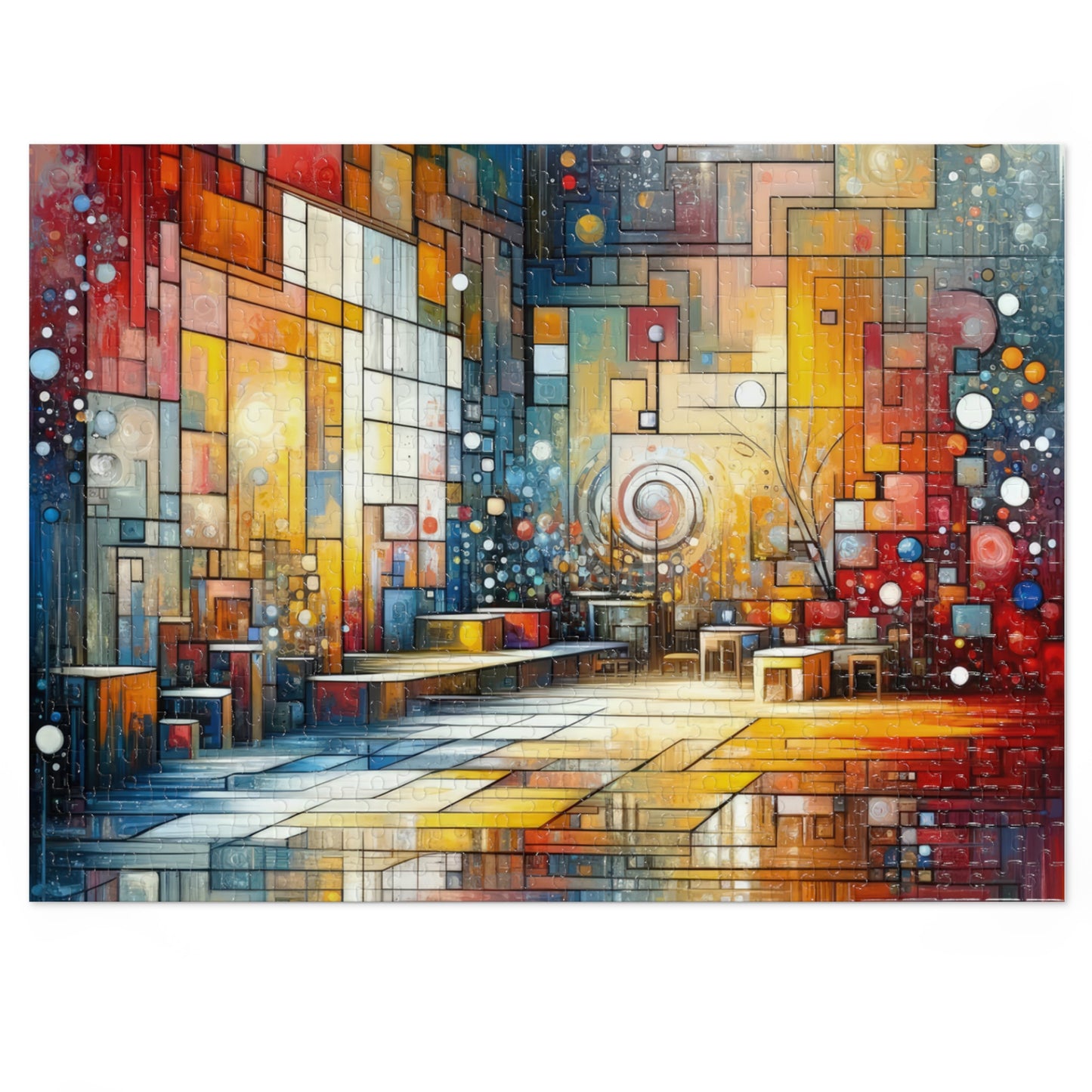 Reflective Habitation Art Jigsaw Puzzle (30, 110, 252, 500,1000-Piece)