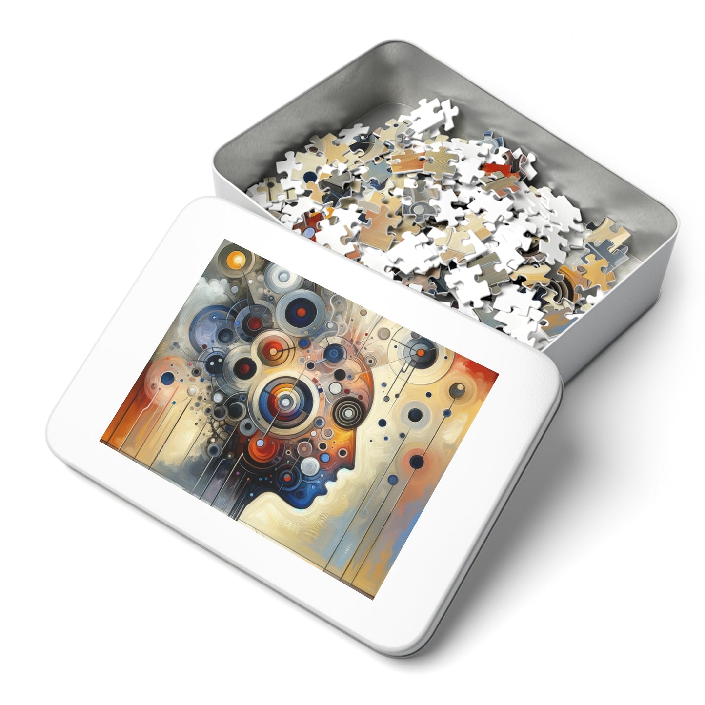 Mindful Tachism Engagement Jigsaw Puzzle (30, 110, 252, 500,1000-Piece)