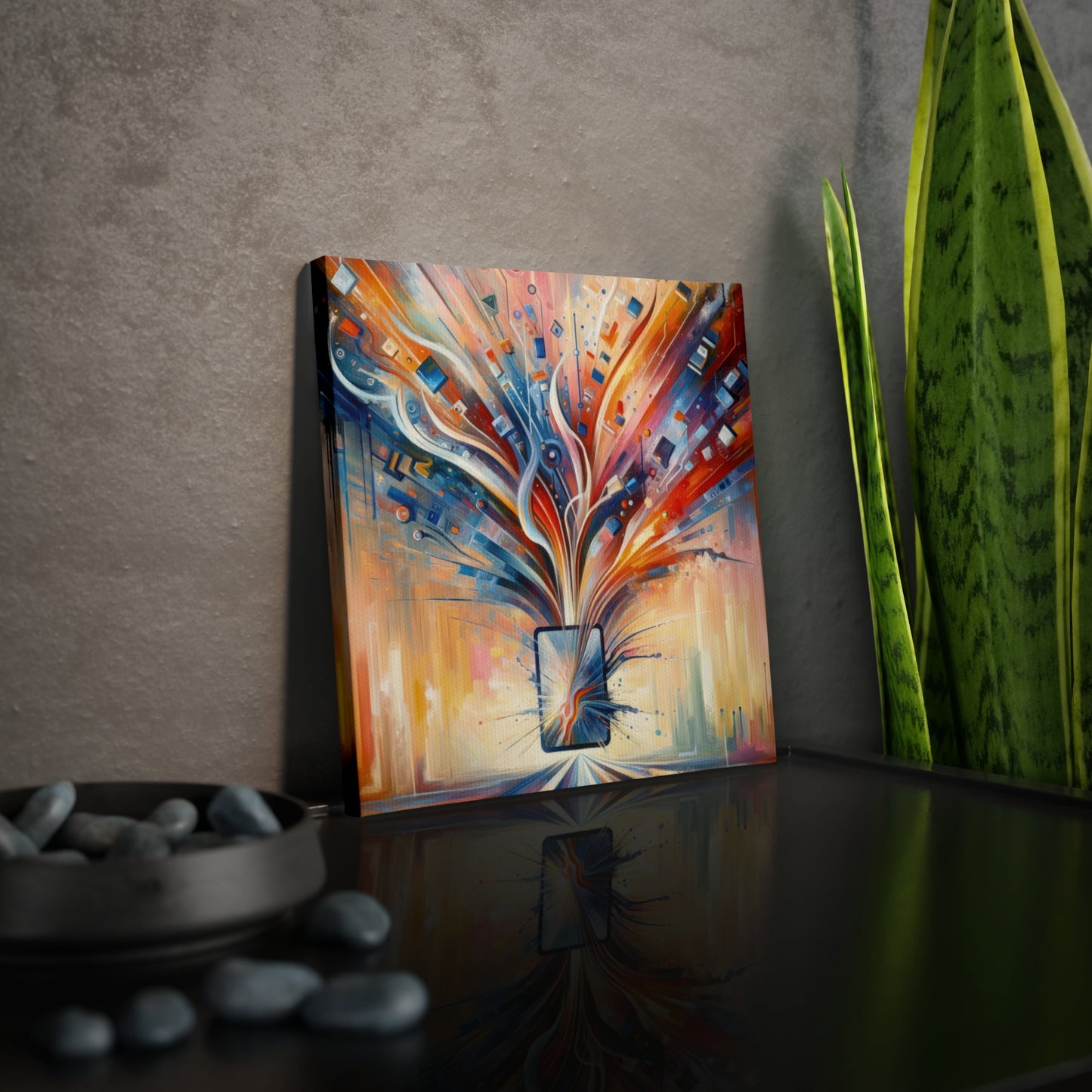 Empowerment Through Technology Canvas Photo Tile
