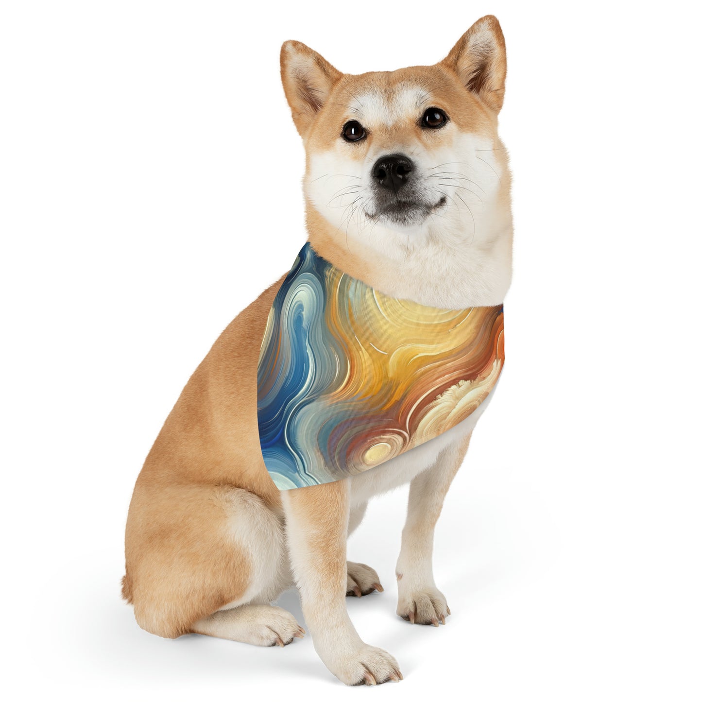 Spiritual Tranquil Sanctuary Pet Bandana Collar