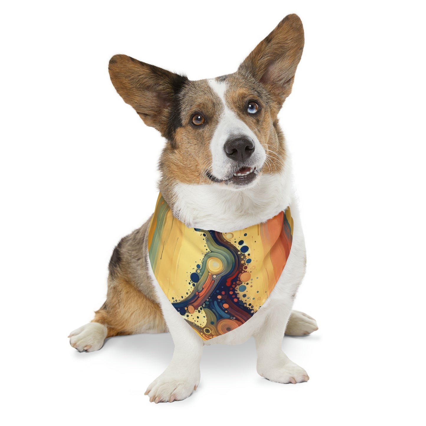 Patience Essence Tachism Pet Bandana Collar