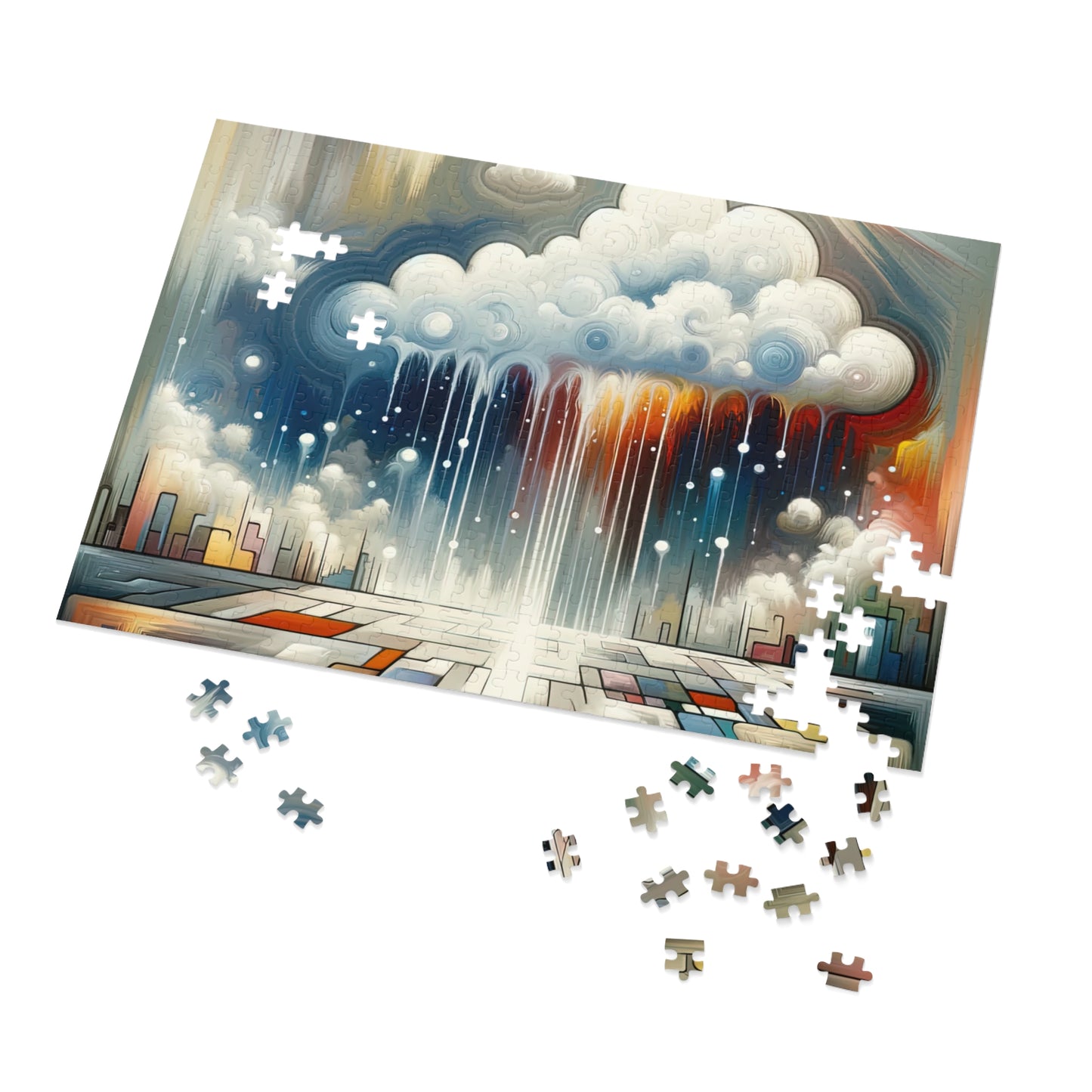 Grounding Silver Clouds Jigsaw Puzzle (30, 110, 252, 500,1000-Piece)