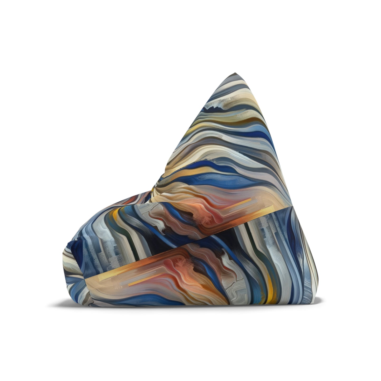 Diplomatic Emotional Currents Bean Bag Chair Cover