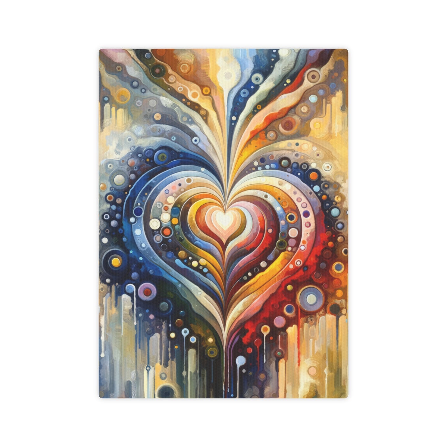 Harmonic Heart Essence Canvas Photo Tile