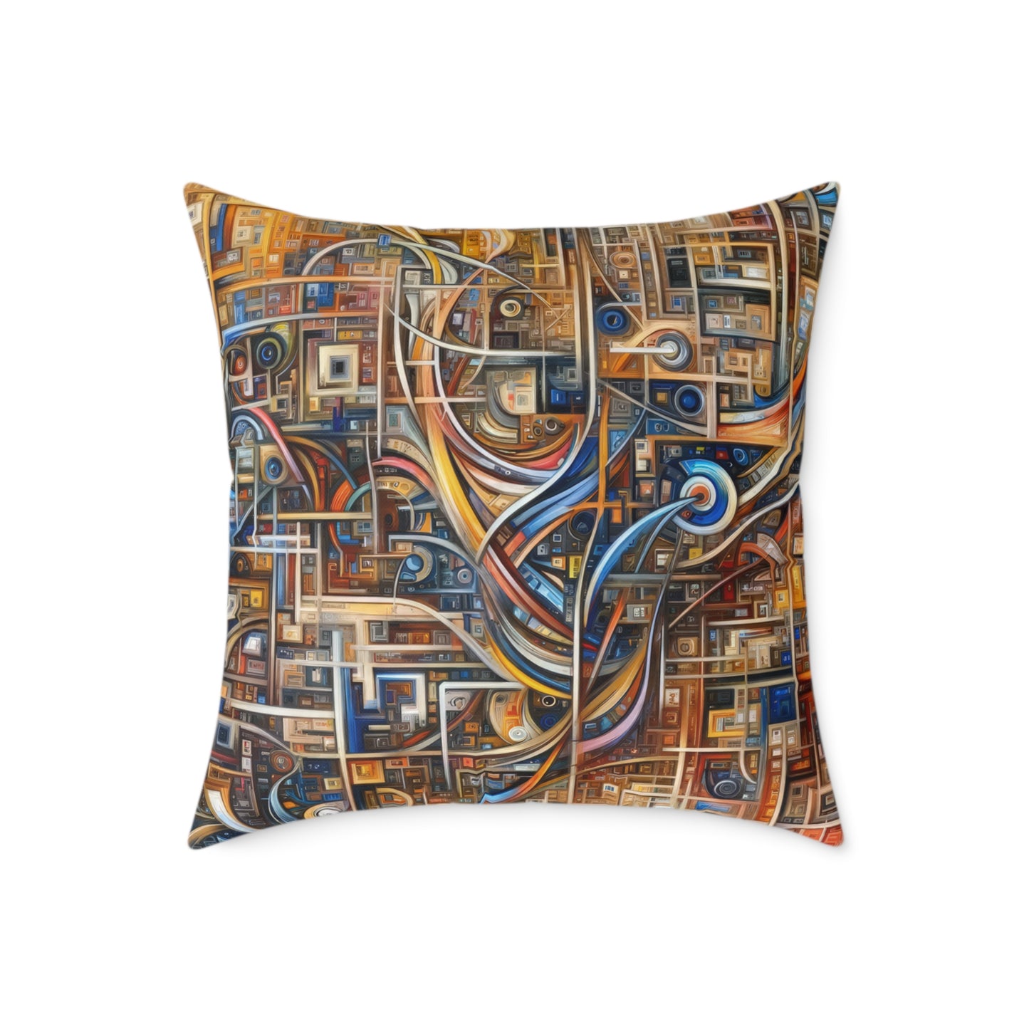 Intricate Life Tapestry Spun Polyester Pillow