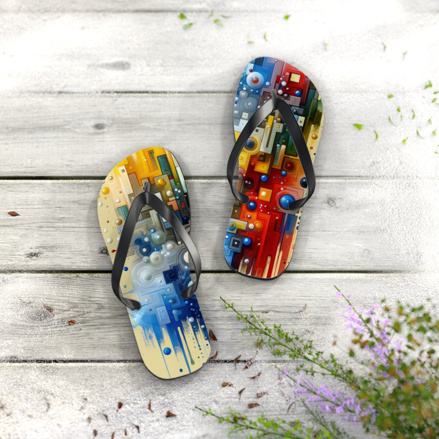 Connected Chromatic Tachism Flip Flops