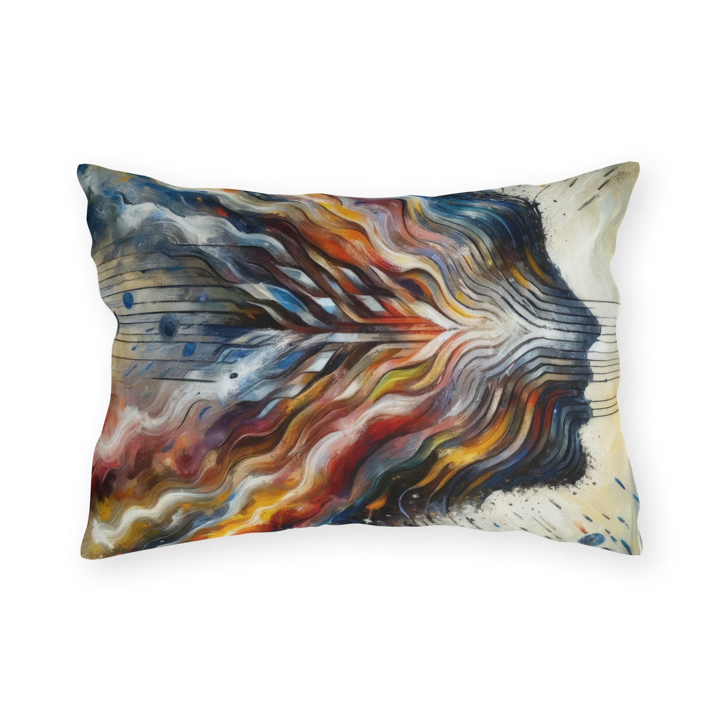 Empathetic Awakening Dynamic Outdoor Pillows