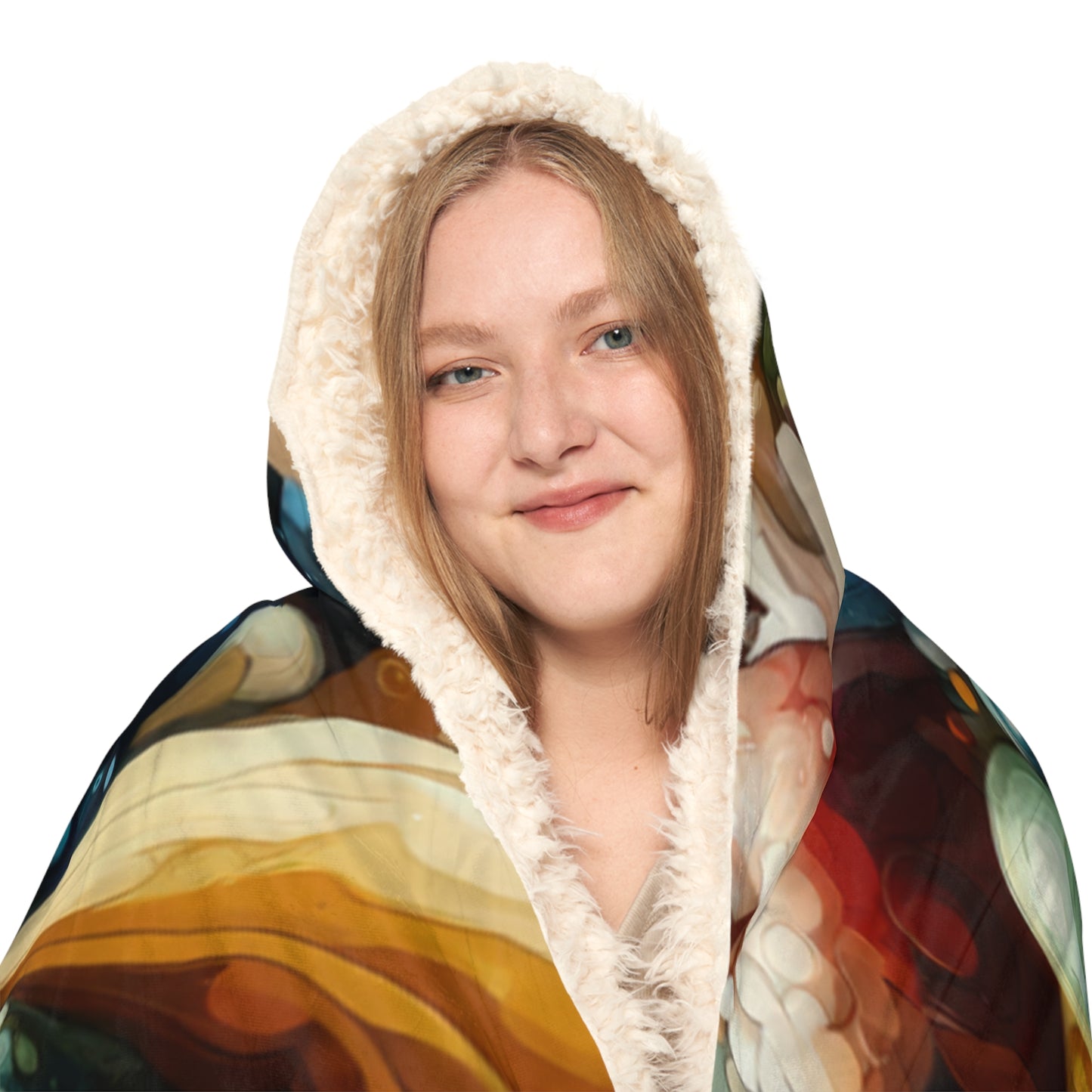 Nourishing Tachism Symphony Snuggle Blanket
