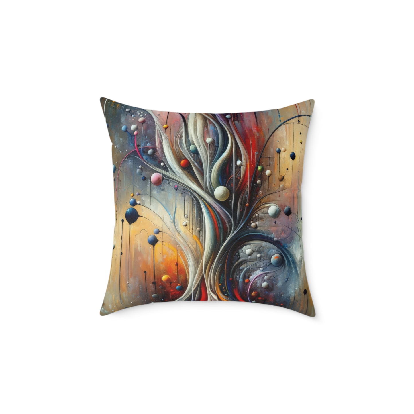 Invisible Threads Influence Spun Polyester Pillow